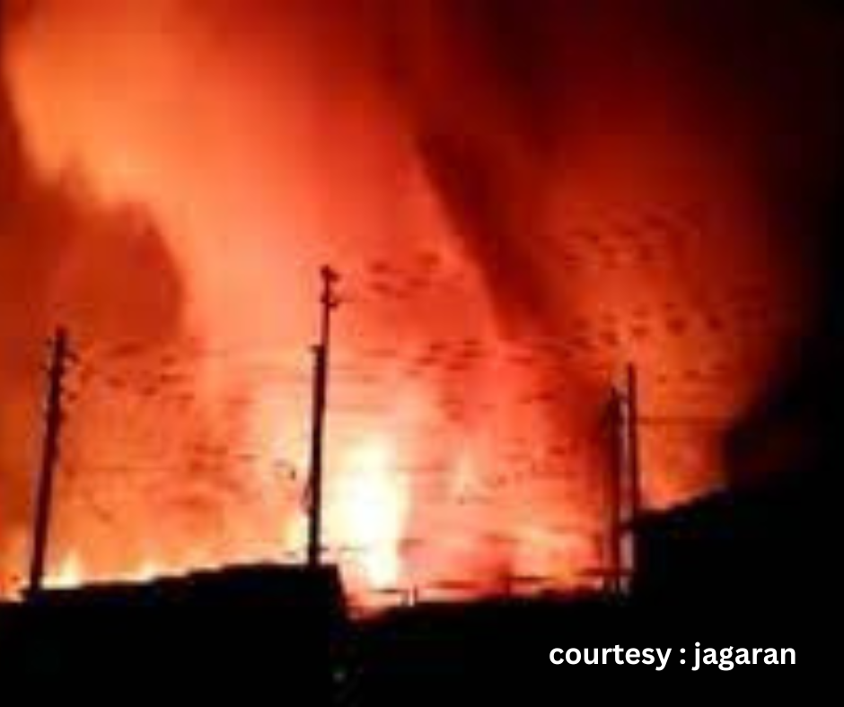 Assam: Fierce fire caused by short circuit in Assam.