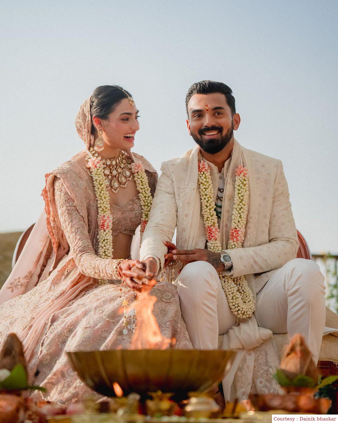 Athiya-Rahul of each other.