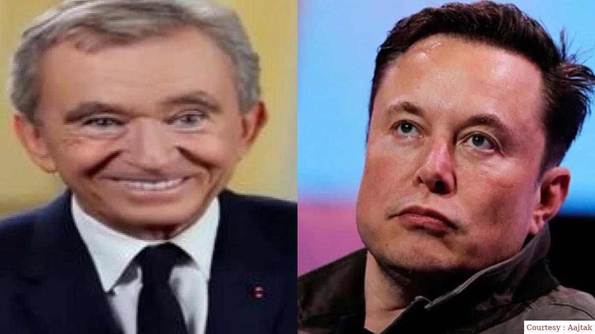 Banard is the worlds richest man, Musk second and Ambani in the ninth place