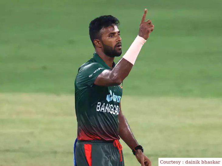 Bangladesh fast bowlers out of Asia Cup due to knee injury.