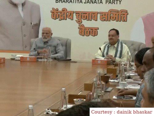 विधानसभा चुनाव की घोषणा से पहले बीजेपी उम्मीदवारों की लिस्ट जारी।