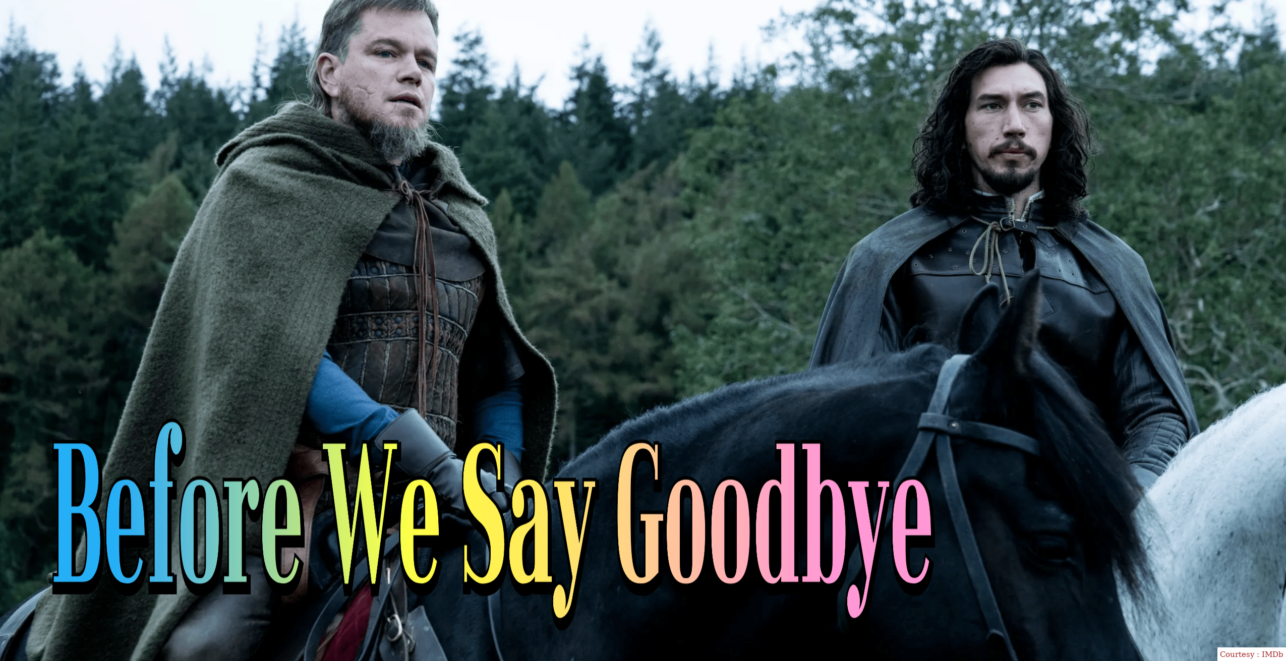 Before We Say Goodbye
