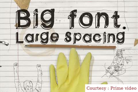 Big Font. Large Spacing