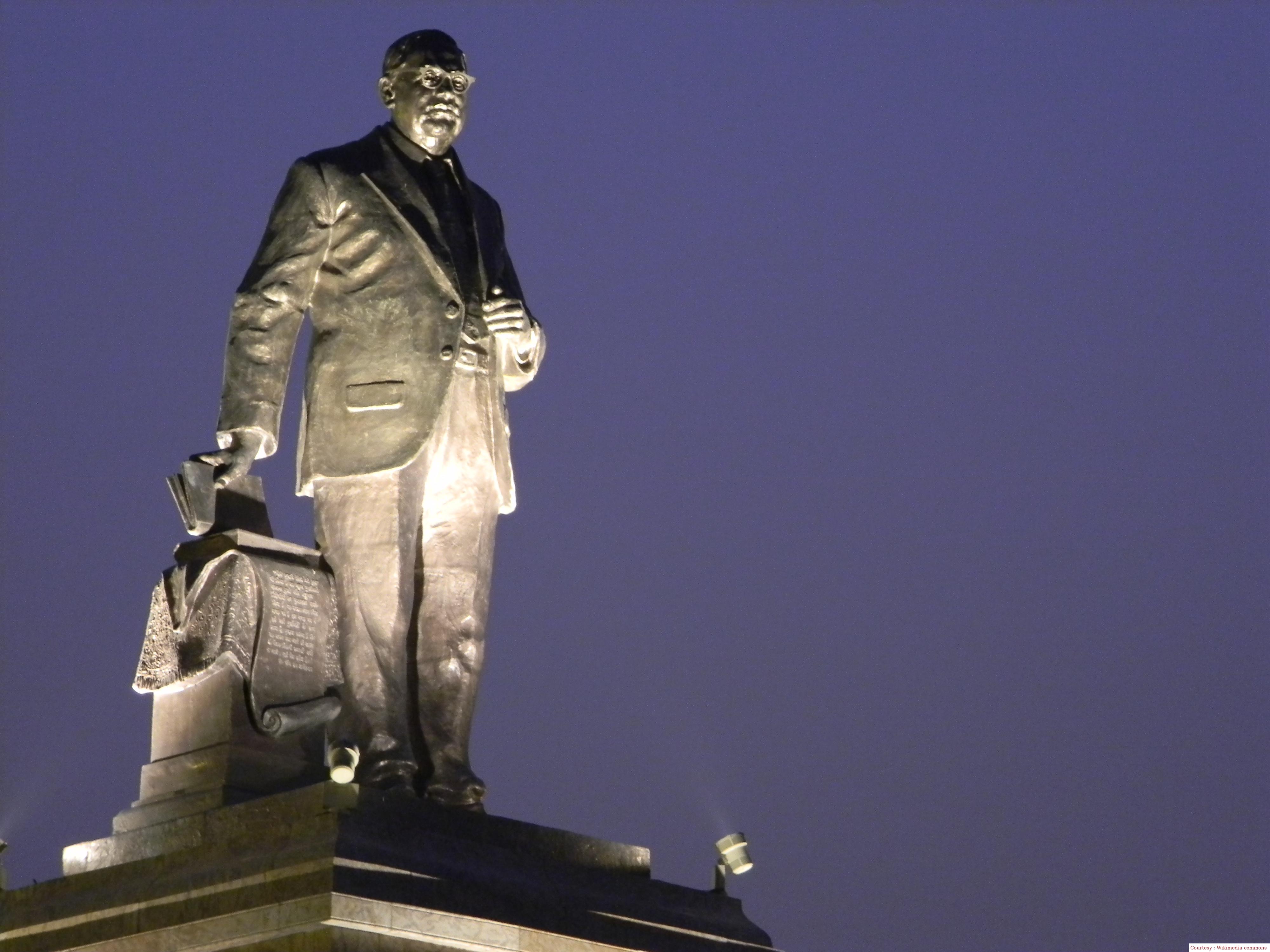 BR Ambedkars statue unveiled in Telangana