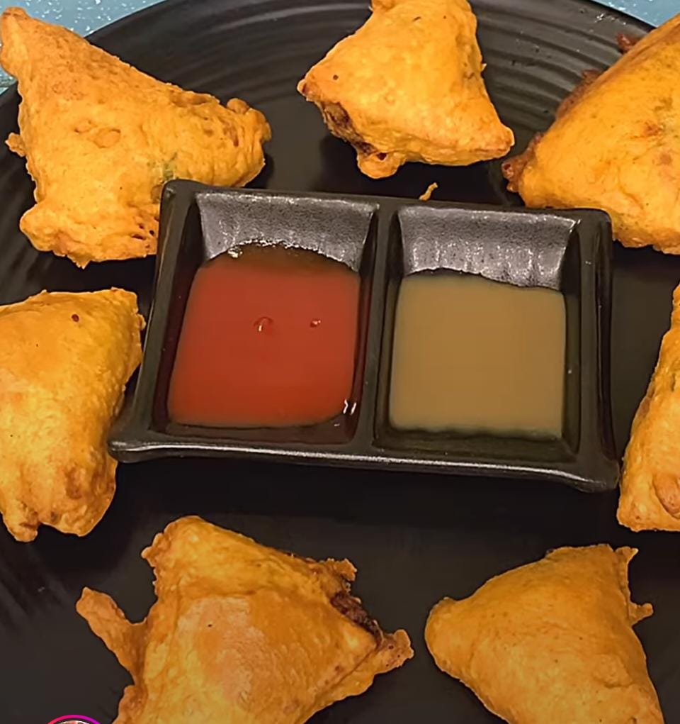 Bread spicy bread pakoda