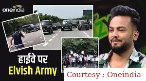 Car rally in support of Bigg Boss fame Elvish Yadav, 3 cars seized