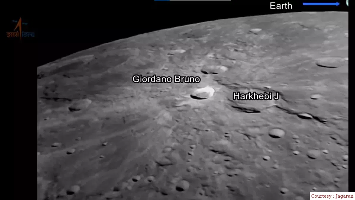 Chandrayaan-3 sent new pictures of the moons surface