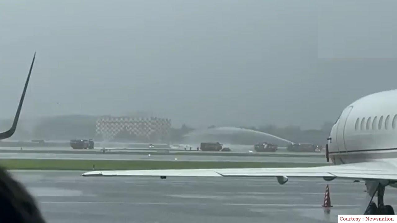 Charged plane crashed at Mumbai airport
