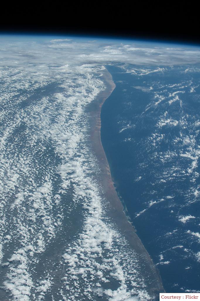 Chinese ship in the Indian Ocean.
