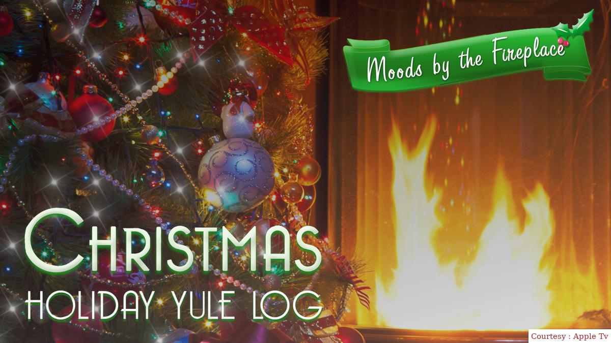 Christmas Moods By The Fireplace: Holiday Yule Log