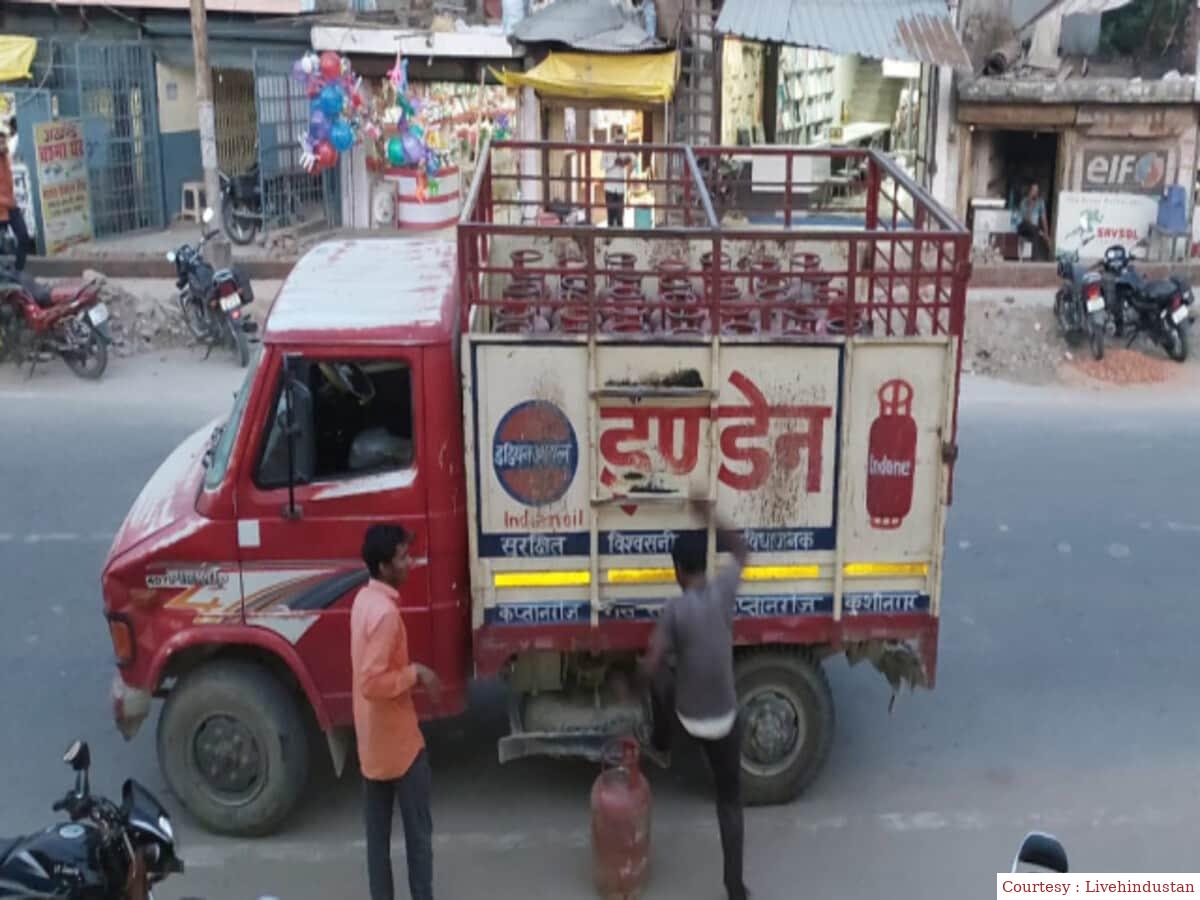 Commercial gas cylinder became 100 rupees expensive