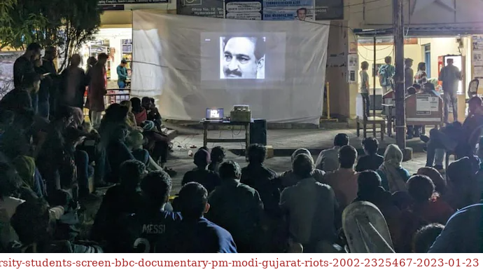 Complaint against Hyderabad university for featuring BBC documentary banned by government