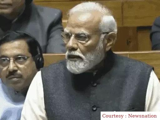 मोदी का लोकसभा मे परिवारवाद को लेकर कांग्रेस पर तीखा हमला