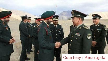 Core commander level conversation between India and China today