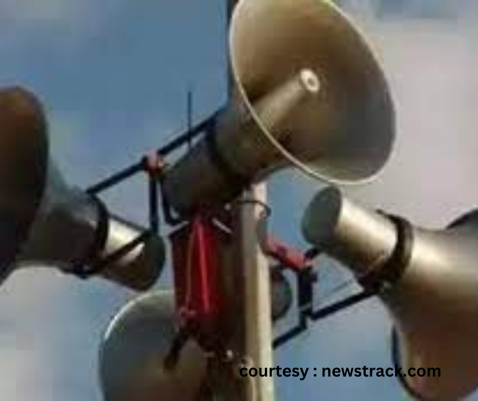 People upset with loudspeakers in VVIP area in Lucknow.