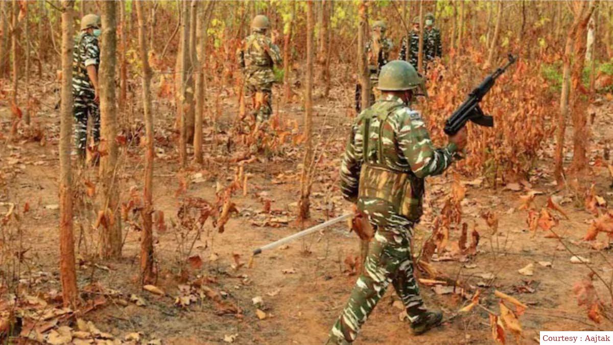 नक्सली हमले में सीआरपीएफ जवान शहीद।