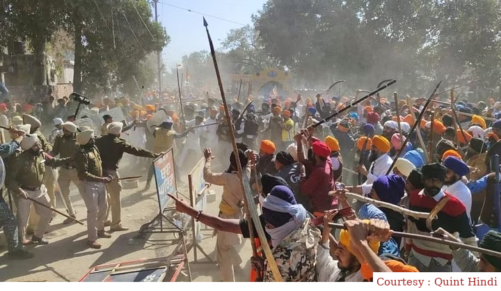 अमृतसर:कट्‌टरपंथी अमृतपाल समर्थकों का थाने पर हमला
