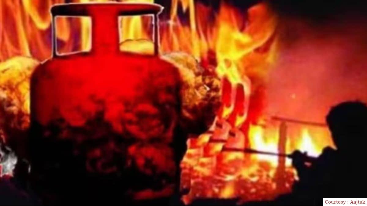 लखनऊ में सिलेंडर ब्लास्ट, 5 लोगों की मौत, 4 घायल