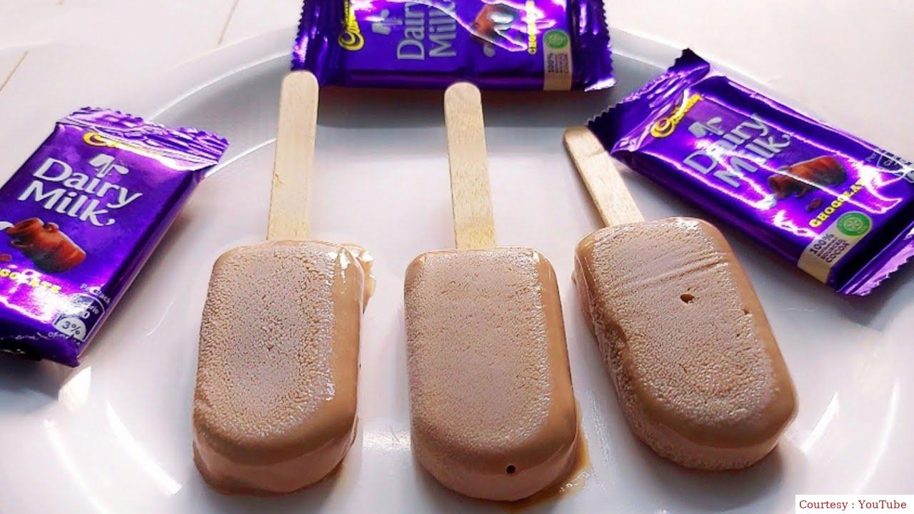 डेयरी मिल्क चॉकलेट आइसक्रीम