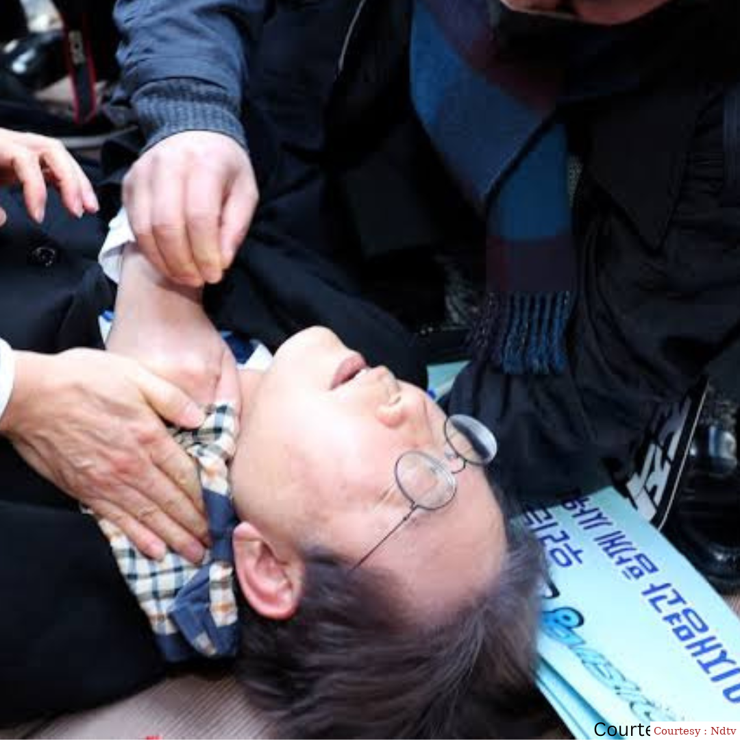 Deadly attack on Lee J-Mung in South Korea