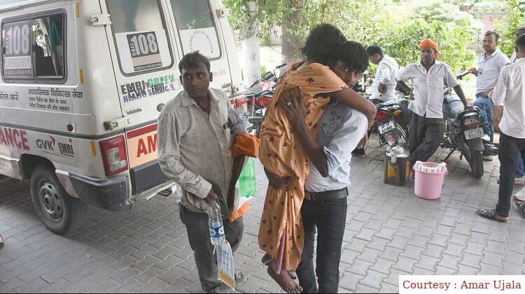 Death of people due to scorching heat.