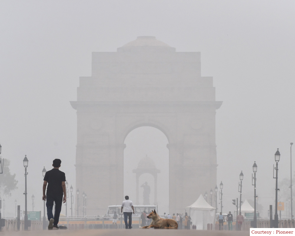 Delhi experiences veil of fog in month of May otherwise the hottest month