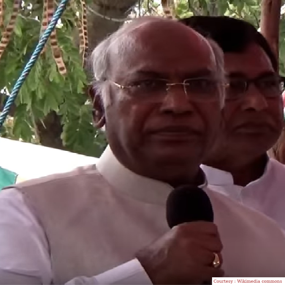 मल्लिकार्जुन खरगे का विवादित बयान।