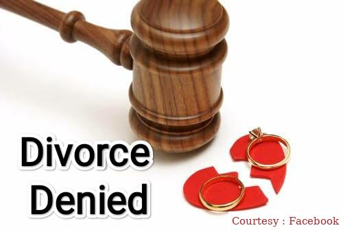 Divorce Denied