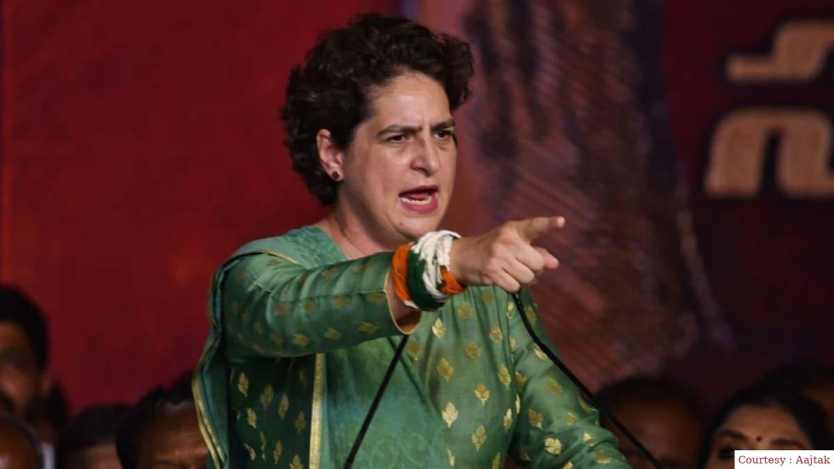 प्रियंका गांधी को चुनाव आयोग का नोटिस