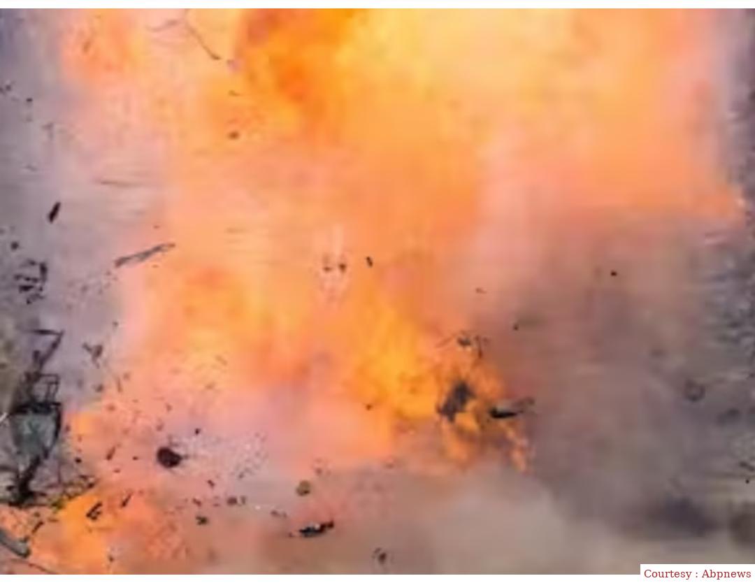 असम में जोरहाट सैन्य स्टेशन के पास धमाका