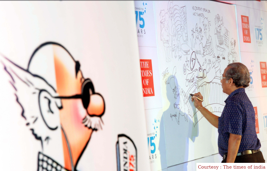 Famous cartoonist Ajit Ninan said goodbye to the world