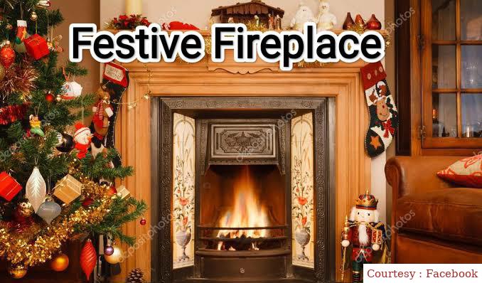 Festive Fireplace 