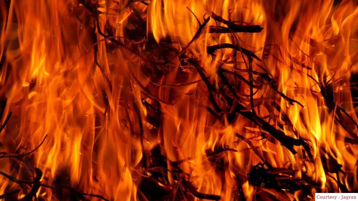 दिल्ली में ऑटो स्पेयर पार्ट्स गोदाम में लगी आग