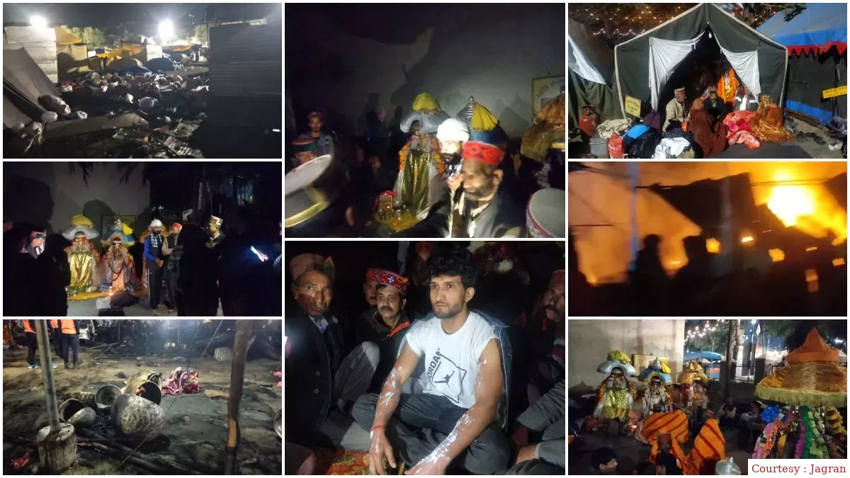 कुल्लू दशहरा उत्सव में लगी आग, 15 दुकानें जल कर खाक