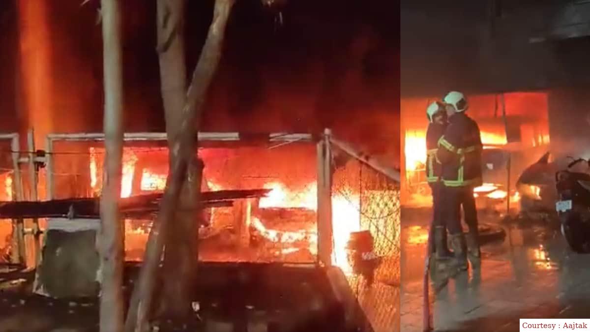 मुंबई में मंजिला इमारत में लगी आग, 7 लोगों की मौत , 50 घायल