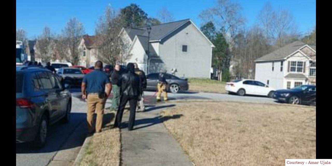 Firing during the house party.