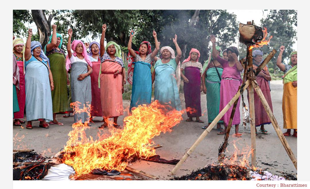 Firing in Kanggui, Manipur, people died in 3