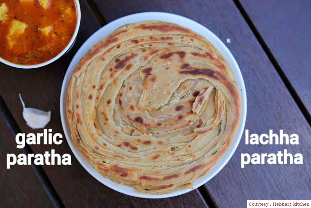 Garlic Lacha Paratha