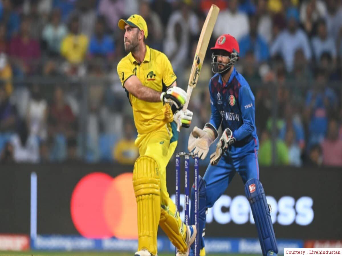 Glenn Maxwell made the first double century of the World Cup