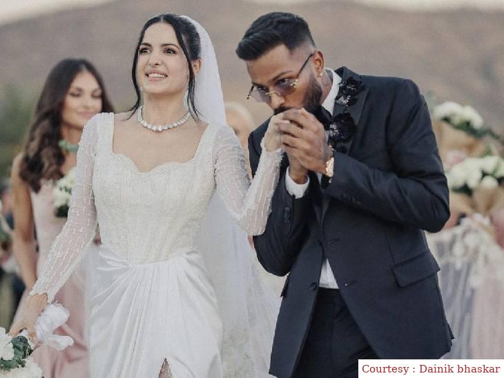 Hardik Pandya and Natashas marriage to Hindu customs today.