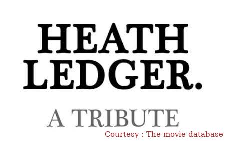 Watch Free  Heath Ledger: A Tribute Full Movie Online