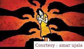 His minor girlfriend was gang -raped in front of lover.