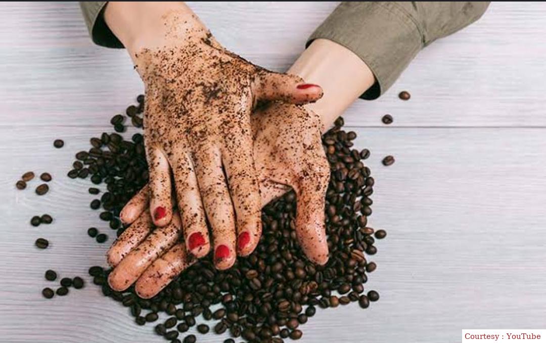 Home made whitening scrub