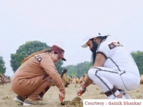 धार्मिक भावनाएं आहत करने के आरोप में विवादों में फसी राम रहीम की मुंहबोली बेटी हनीप्रीत।