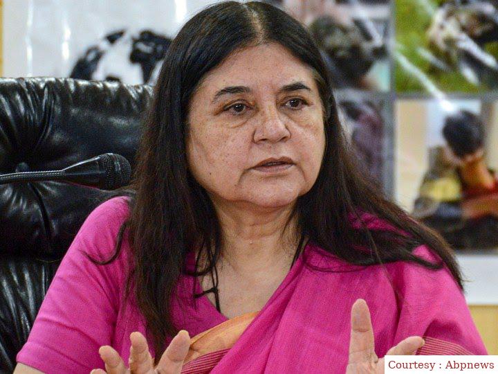 How is ISKCON defamation of ₹ 100 crore on Maneka Gandhi