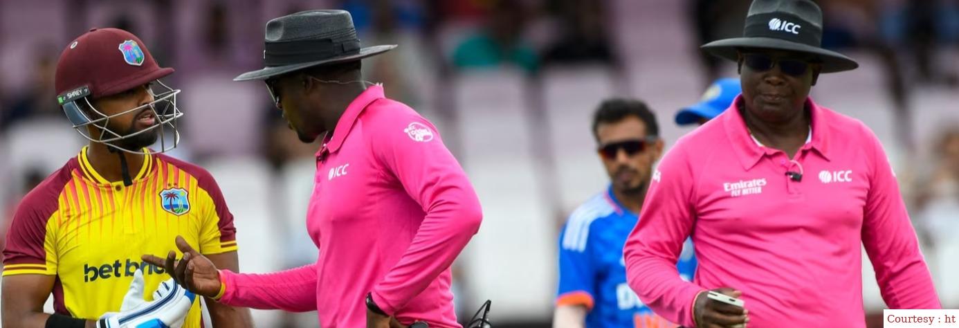 ICC punishing the Nicholas Pooran for publicly criticizing the umpire