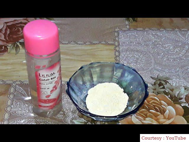 If this thing is mixed with gram flour, the blackness of the face will disappear