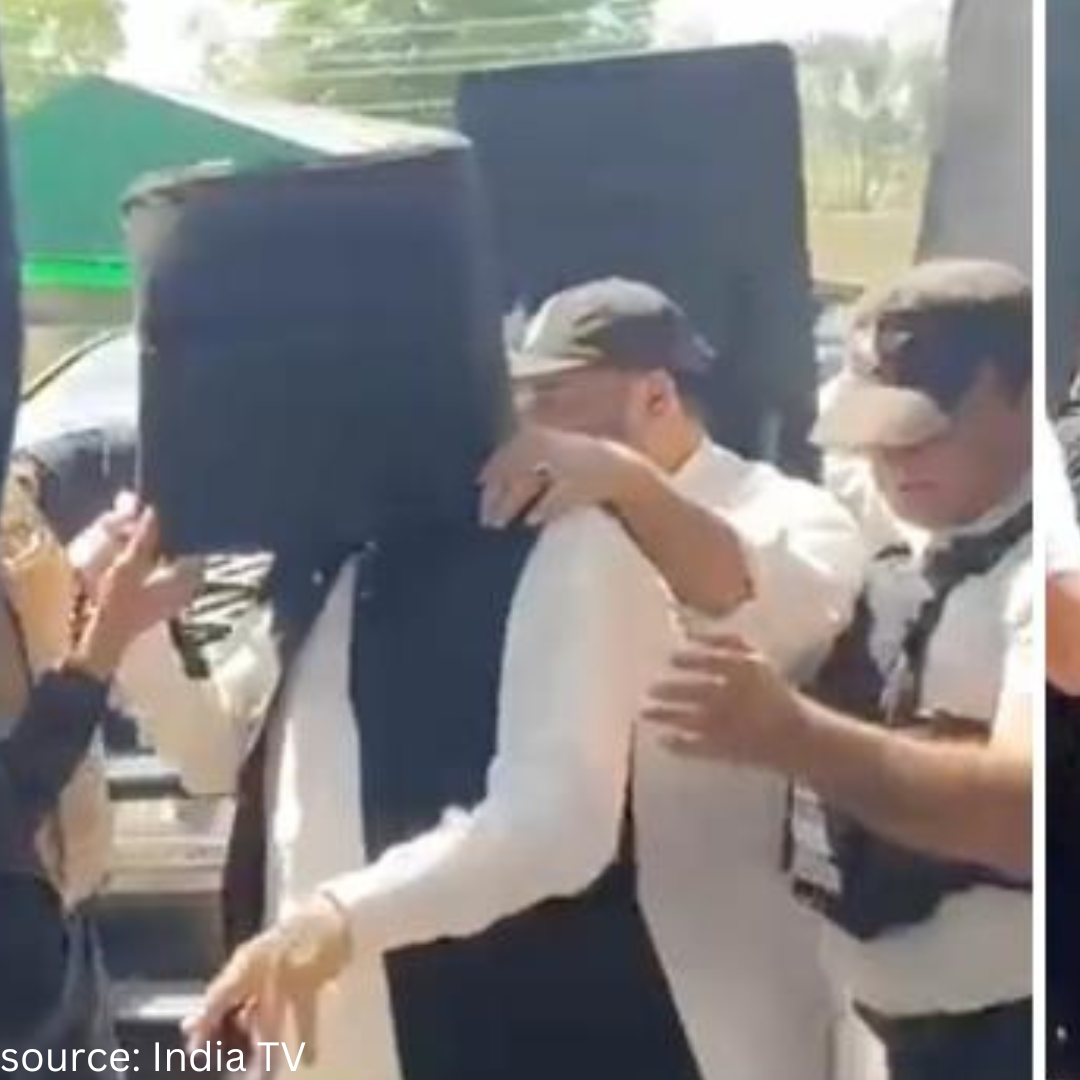 Imran Khan walked into Court with a bulletproof bucket