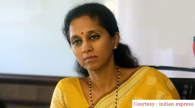 "In a democracy, dialogue is important..." Supriya Sule defending her father visit to Pune