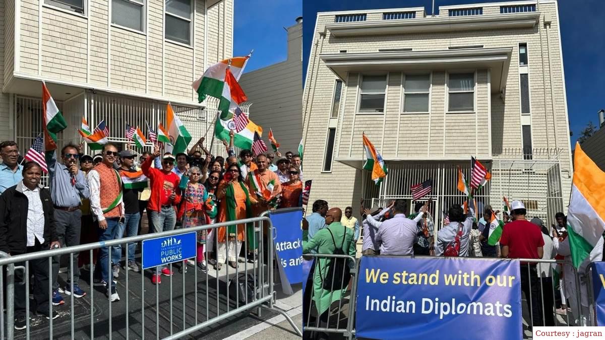 In support of India, Indian-Americans rally rally in San Francisco.